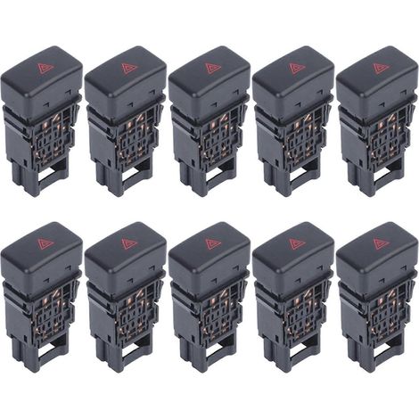 10x Warnblinkschalter Notlichtschalter Warnblinkerschalter für Nissan Patrol 25290-VR200 25290VR200 (1/5)