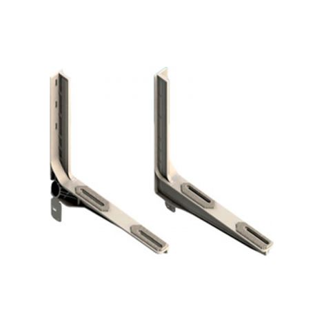 Soporte Aire Acondicionado IRONPLAXT 365x490mm  Anticorrosión 100kg  Resistencia UV y Estabilidad Térmica  Color Gris Seda