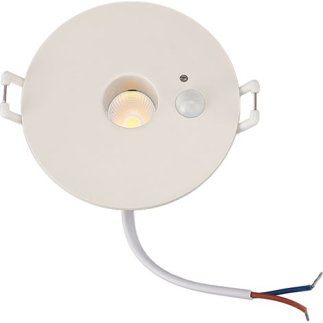 Plafonnier encastré rond à LED 9W 4000K avec détecteur de mouvement PIR, idéal pour les couloirs, les entrées, les salons et les balcons. (1/5)