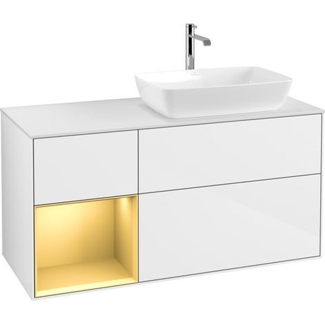 Villeroy & Boch F801HFGF Meuble sous-lavabo Finion F80 (1/2)