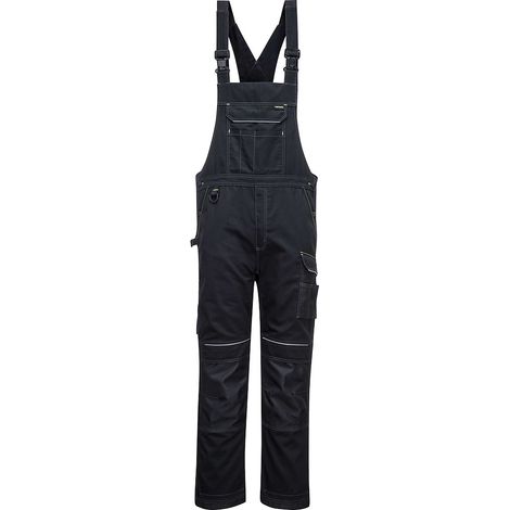 Salopette con bretelle PW3 Work Nero L