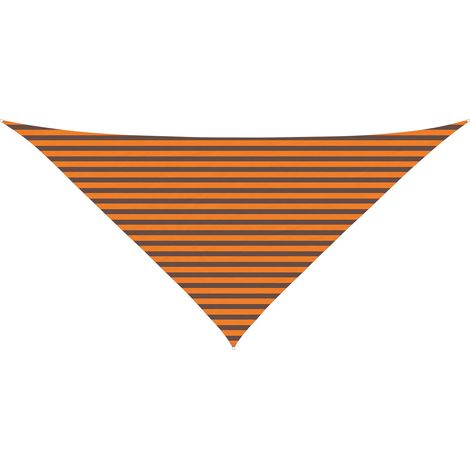 Sonnensegel Orange und Braun 4 x 4 x 5,8 m vidaXL