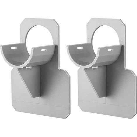 Kit d'outils de support de tuyau de piscine 2 pièces raccord de support de tuyau adapté pour tuyau de diamètre intérieur de 1.5 support de tuyau de piscine en plastique accessoires de support de suppo (1/5)