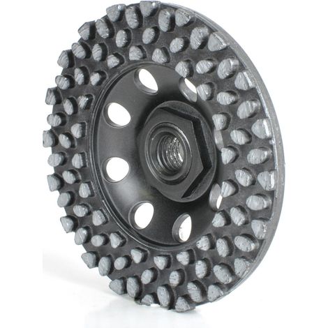 Montolit – Meule diamantée sinterisée 100mm pour ponçage – Corps en polymère ultra-léger – Connexion M14 – Pour béton et grès cérame - PLUME100