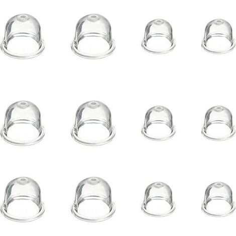 Lot de 12 poires d'amorçage de carburateur 19 mm et 22 mm - pompe d'amorçage pour débroussailleuse, tronçonneuse, souffleur et tondeuse (1/4)