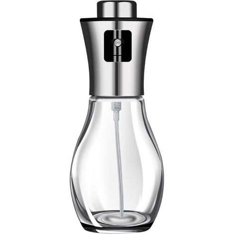 Bouteille vaporisateur d'huile, vaporisateur d'huile d'olive, pulvérisateur de cuisine, contenant en verre rechargeable avec entonnoir inclus pour griller, rôtir, barbecue, salade, camping, usage inté
