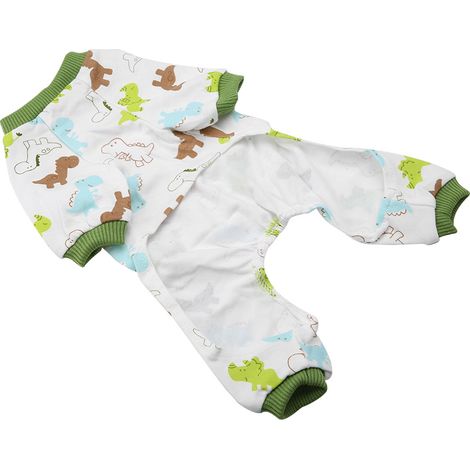 Pyjama de dessin animé pour chien, chiot, chat, combinaison pour petit animal de compagnie, vêtements en coton, Costume de maison (L) (1/5)