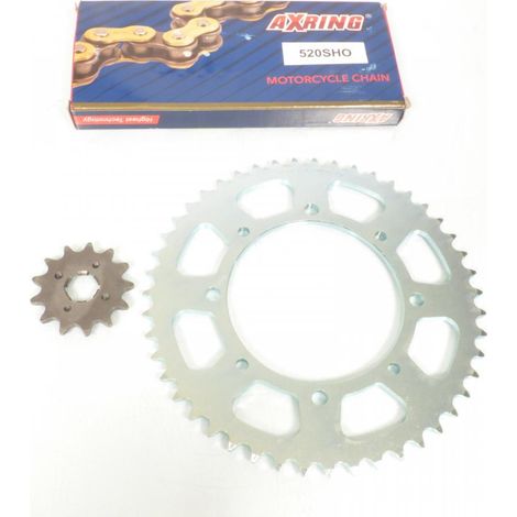 Kettensatz Axring für Motorrad Yamaha 125 XV Virago 1997 bis 2003 (1/2)