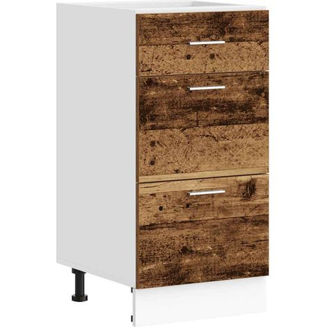 Maison Exclusive - Armadio Inferiore “Lyon” Legno Antico 40x46x81,5 cm
