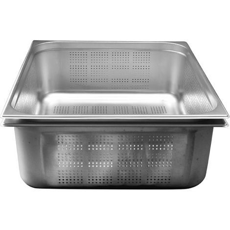 Bacs gastronormes perfores inox gn2/1 prof 200mm - Atosa