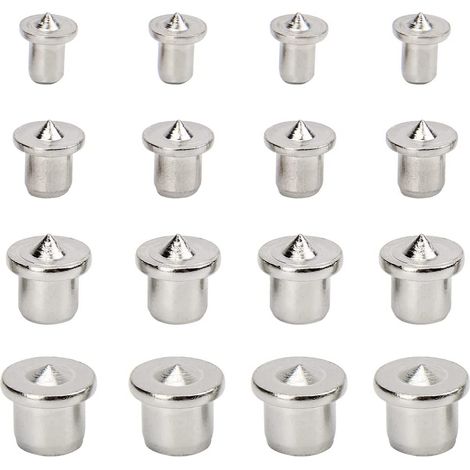 CCYKXA 16pcs Wood Alignment Dowel Centering Doweling Tool for Woodworking Center Pin, 6mm 8mm 10mm 12mm (Solid) (1/5)