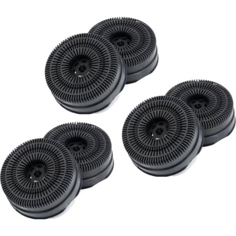 Trade-Shop Aktivkohle-Filter kompatibel mit Elica 2083554055422 2083554055484 PRF0037981 PRF0037982 PRF0037983 PRF0037984 PRF0037985 PRF0037986 - 6 Stück