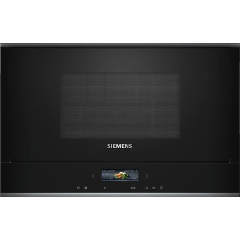 21 L 900 W-5 Elektronische Leistung-tft Sensitives Touchcontrol-Kavität Edelstahl-h 38 cm-Alles integrierbar-schwarz - Siemens (1/5)