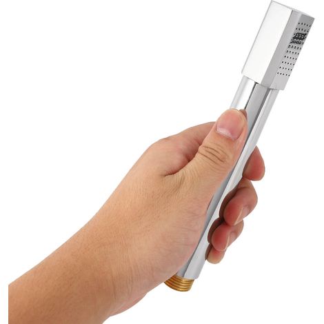 Pommeau de douche amovible en cuivre chromé, filetage G1/2 (1/5)