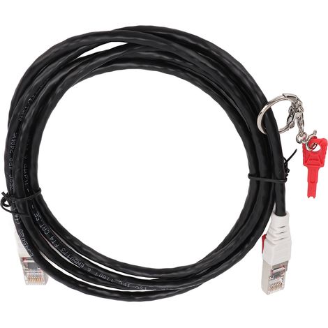 Câble réseau Cat5e verrouillé de 2 mètres TFS1020-2L, cordon de brassage réseau à paires torsadées, câble de connexion Internet (1/5)