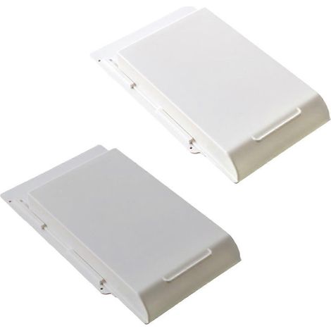 Boîtes de rangement murales pour fournitures de bureau (lot de 2) - Boîtes de rangement suspendues pour tiroirs (1/5)