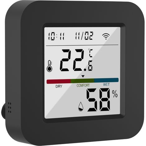 3-in-1-IR-Universalfernbedienung mit LCD-Bildschirm, Temperatur-/Feuchtigkeitssensor, WLAN/Bluetooth und TY-App-Kompatibilität (1/3)