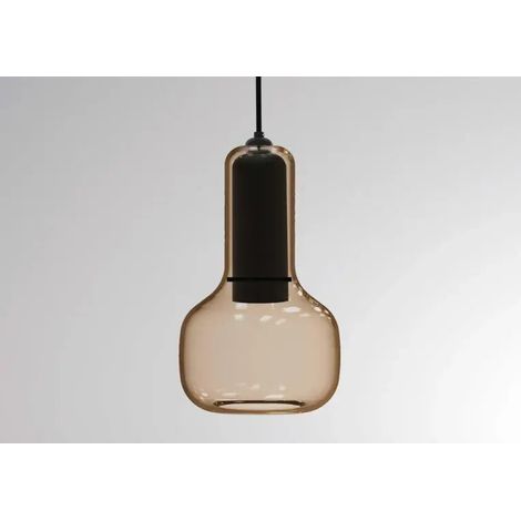 [NEUWERTIG] B-Ware Molto Luce Lampenschirm Glas Ersatzschirm Iris Corpa S Glas Champagner ø 17 Cm