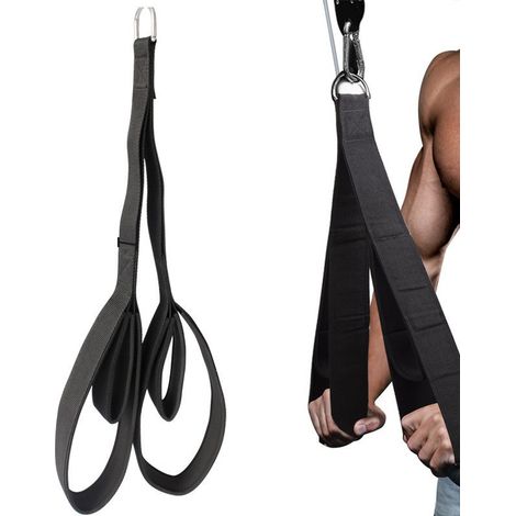 Corde à poulie haute pour salle de sport à domicile - Accessoires de câble pour l'entraînement des triceps et la musculation aérobique (1/5)