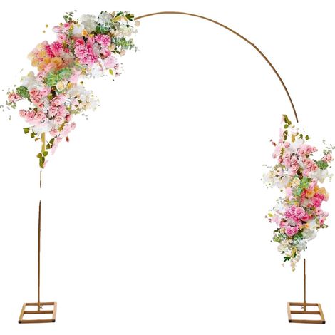 Support d'Arche de Mariage, Structure en Fer Durable, Décor de Fond Polyvalent pour Événements, L (1/5)