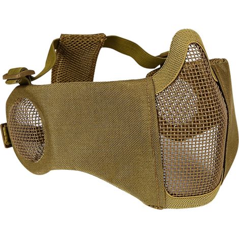 Masque Facial Demi Visage Maille - Tissu Nylon 1000D - Protection Visage Extérieure - Pour Tir Sportif Cyclisme Air Libre - 1 Pièce (1/5)