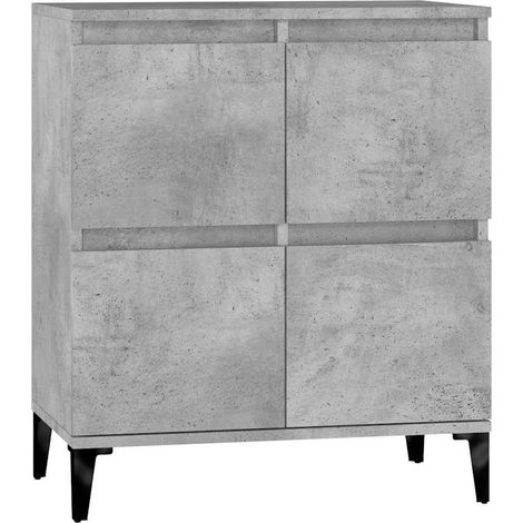 Sideboard/Anrichte/Buffet Betongrau 60x35x70 cm Holzwerkstoff LXWW888029 (1/5)