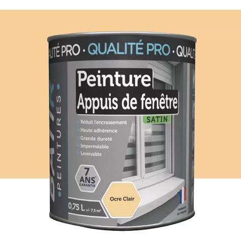 Peinture Appuis de fenêtres BÂTIR Ocre clair 0,75 L (1/2)