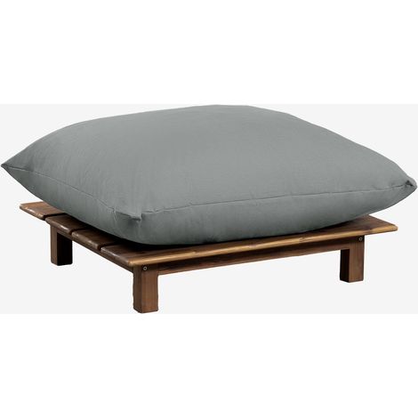 Pouf da giardino in legno di acacia Brina SKLUM            