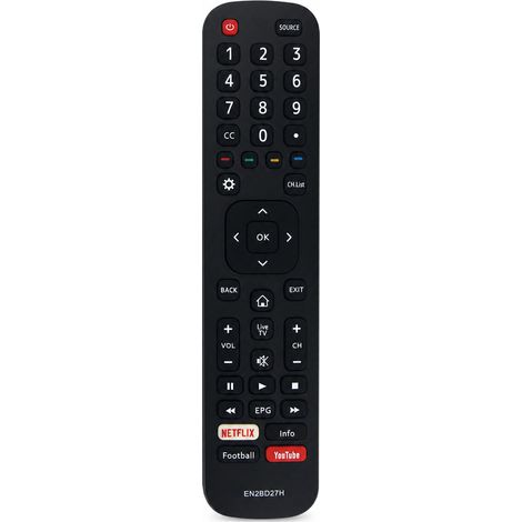 Télécommande TV Compatible avec Hisense EN2BD27H, sans Configuration (1/5)