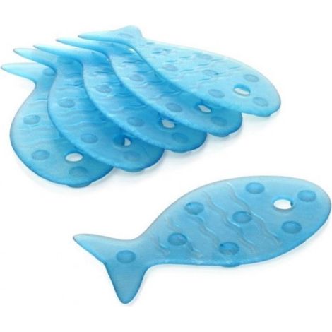 Tatay Pack 6 Pastillas ntideslizantes bañera pez Azul (1/3)