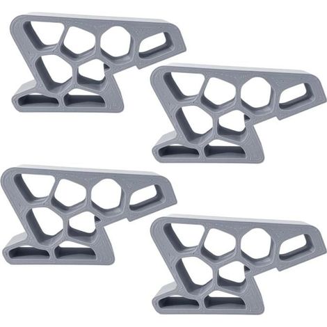 Cale de Fenêtre Sans Perçage 4 Pièces Butée Baie Vitrée Bloque Fenêtre Ouverte Support Aération Sécurité Installation Facile Maison (1/5)