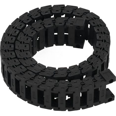 Chaîne porte-câbles silencieuse type pont, support en nylon pour câbles, assemblage démontable, 0,7 mètre, modèle S13 x 25 (1/5)