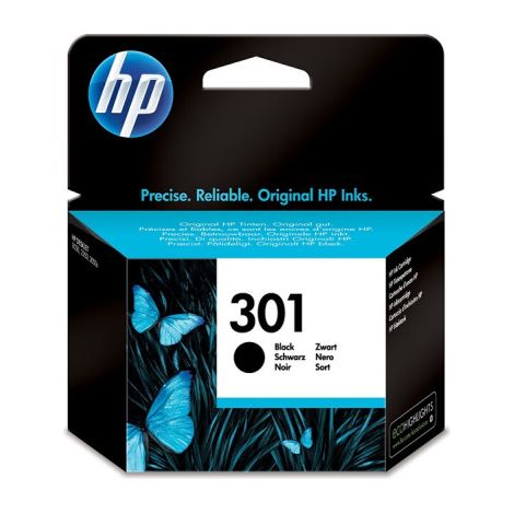 HP 301 Black Original Ink Cartridge cartouche d'encre 1 pièce(s) Rendement standard (1/5)