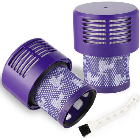 Lot de 2 filtres lavables pour Dyson V10 SV12, compatibles Cyclone V10 Absolute, Animal, Motorhead, Total Clean – Remplace 969082-01 – Non compatible V10 Slim (1/5)