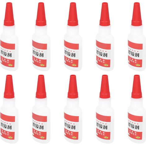 10Pcs Fabric Adhesive Rapid Curing Super Oily Glue Waterproof for Shoe Metal Wood Ceramic Repair (1/5)