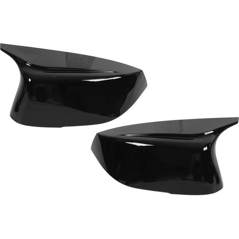 Glänzend schwarze ABS-Seitenspiegel-Schutzkappen, kompatibel mit Infiniti Q50 Q50S ab 2014 (2er-Set) (1/5)