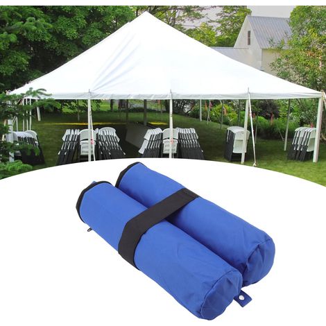 Abri anti-pluie extérieur, sacs de sable, présentoirs publicitaires, sacs de fixation, sacs de sable coupe-vent, bleu (1/5)