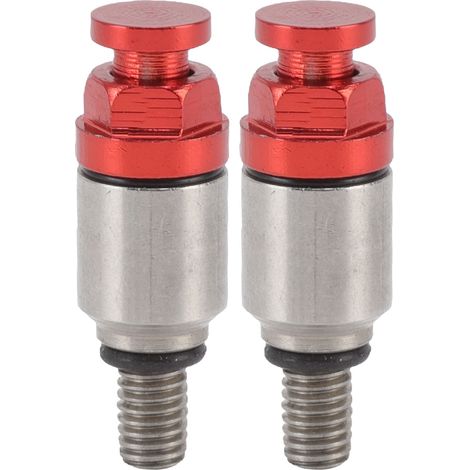 Pasamer Soupape Continue Avant 2 X Envoudige Heavy Duty Heavy Duty Ensemble de Soupape Continue Avant M5 X 0,8 pour Les PièCes de Moteur (Rouge). (1/5)