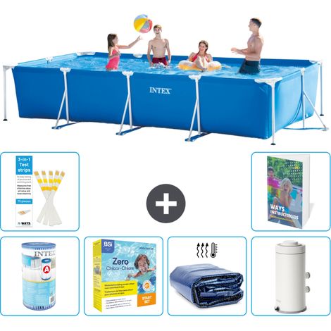 Rechteckiger Frame Pool - 450x220x84 cm - 7-teilig S65