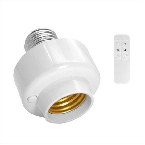 Support de Lampe Sans Fil Intelligent E26 E27 avec Application de Contrôle à Distance et Minuterie, Compatible avec Alexa/Google (1/4)