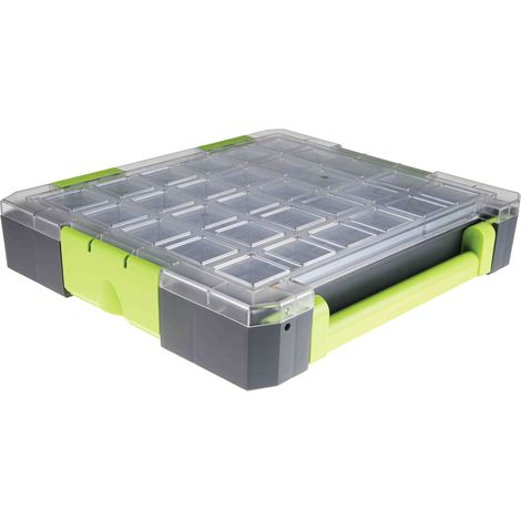 Boite compartimentée RS PRO, Plastique, 375mm x 325mm x 70mm ( Prix pour 1 ) (1/3)