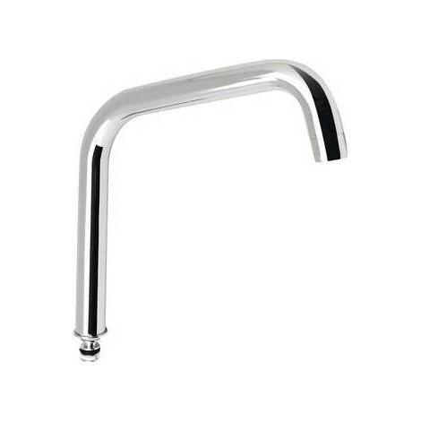 CANNA TUBO ALTA D24  CON AERATORE PER NETTUNO DUE Misura: Cromo