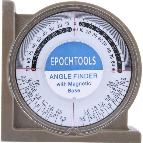 Inclinomètre – 0-360° – ABS – mesure angle / pente – multifonctionnel (1/4)