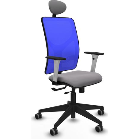 Sedia da ufficio piqueras y crespo Motilla blu pelle sintetica (1/2)