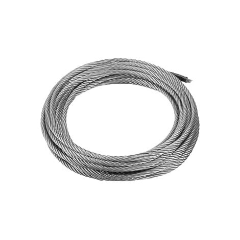 304 Stainless Steel Cable 9/64" (3.5mm) 7x19 (1/5)