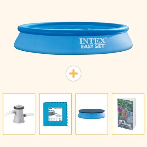 Intex Piscine Easy Set Ronde - 305x61 cm - 5-pièces SCB124 (1/5)