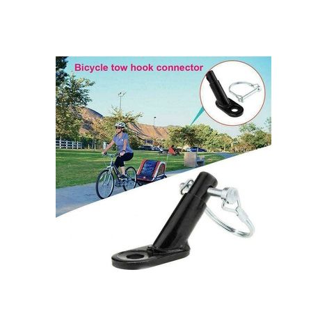 3 attelages de remorque pour vélo – Coupleur universel pour chariot d’enfant ou d’animal – Fixation rapide sur essieu (1/5)