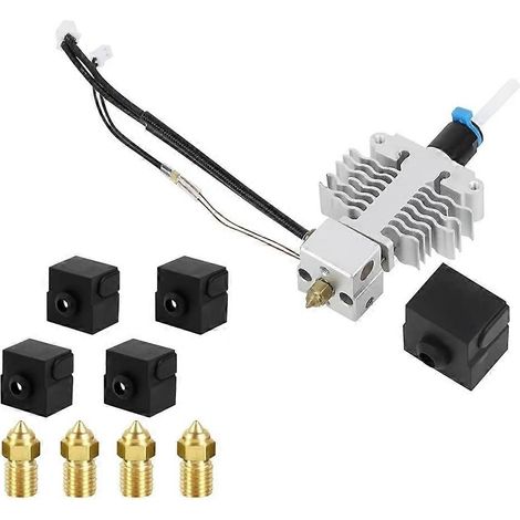 Kit de extremo extrusor con funda de silicona y boquilla de 0,4 mm para impresora 3D Creality Ender 5 S1 (1/5)