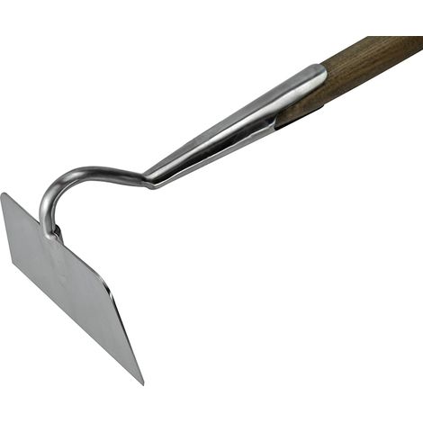 Faithfull RI12-VRSSDRHWH Prestige Stainless Steel Draw Hoe Ash Handle FAIPRESDRSS