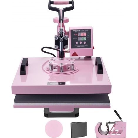 Presse à Chaud 5-en-1 Plateau 38x38 cm Machine de Sublimation (1/5)